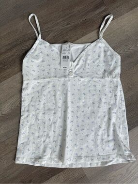 Pacsun Women’s White Bow-Print Cami Tank Top